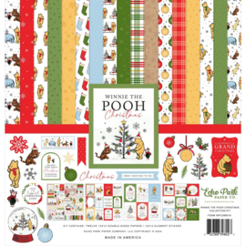 Echo Park Collection Kit 12"X12" Winnie The Pooh Christmas  