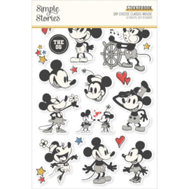 Simple Stories Sticker Book 12/Sheets Say Cheese Classic Mouse PREORDER