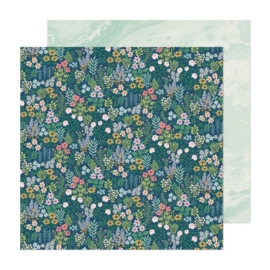 Maggie Holmes Woodland Grove Double-Sided Cardstock 12"X12" Fragant Fields