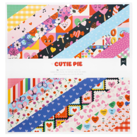 American Crafts Double-Sided Paper Pad 12"X12" 24/Pkg Cutie Pie