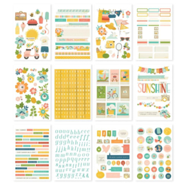 Simple Stories Sticker Book 12/Sheets Summer Snapshots  