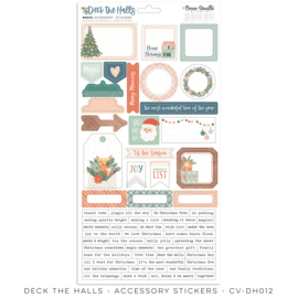 Cocoa Vanilla DECK THE HALLS –  ACCESSORY STICKERS  