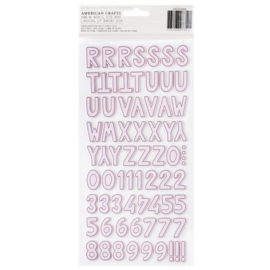 Pebbles Cool Girl Thickers Stickers 139/Pkg Alpha