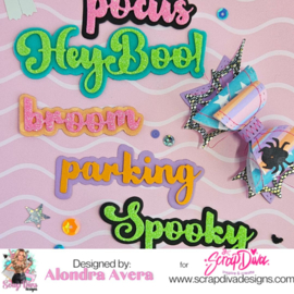Scrapdiva Halloween Words #4  