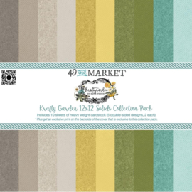 49 And Market Collection Pack 12"X12" Krafty Garden Solids PREORDER