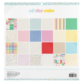 Pebbles All The Cake 12x12 Inch Double Sided Paper Pad 