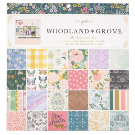 American Crafts Single-Sided Paper Pad 12"X12" 48/Pkg Maggie Holmes Woodland Grove