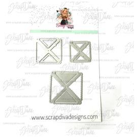 Scrapdiva Zig Zag Pinwheel