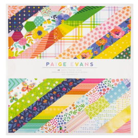 American Crafts Single-Sided Paper Pad 12"X12" 48/Pkg Paige Evans Blooming Wild  