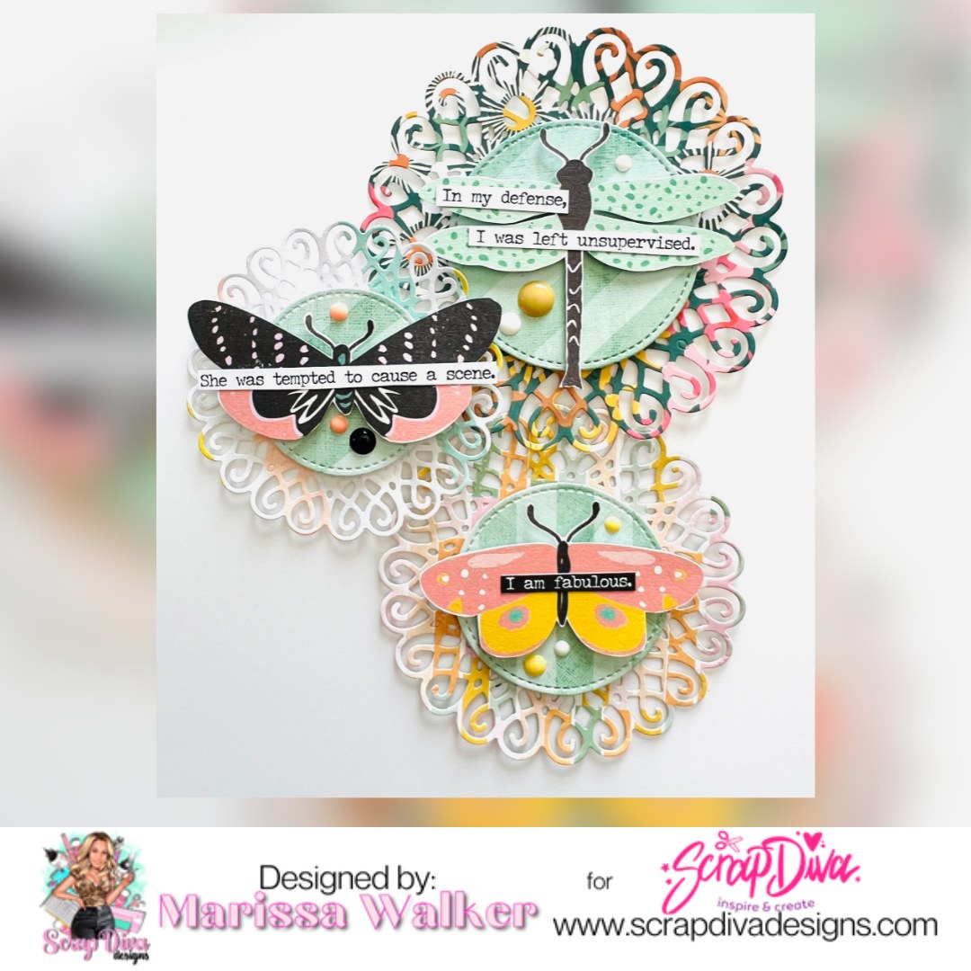 Scrapdiva Shabby Chic Doily preorder