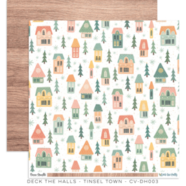 Cocoa Vanilla  DECK THE HALLS – TINSEL TOWN PAPER  