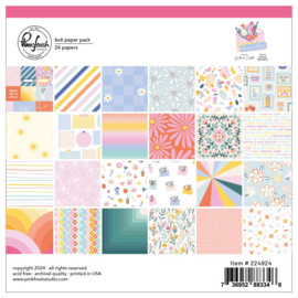 PinkFresh The Simple Things Double-Sided Paper Pack 6"X6"