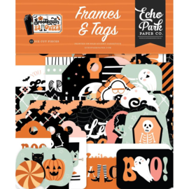 Echo Park Cardstock Ephemera Frames & Tags Spooktacular Halloween