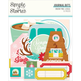 Simple Stories Snow Pine Lodge Bits & Pieces Journal  