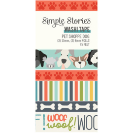 Simple Stories Pet Shoppe Dog Washi Tape