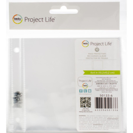 Project Life Photo Pocket Pages 4"X4" 10/Pkg Full Page preorder
