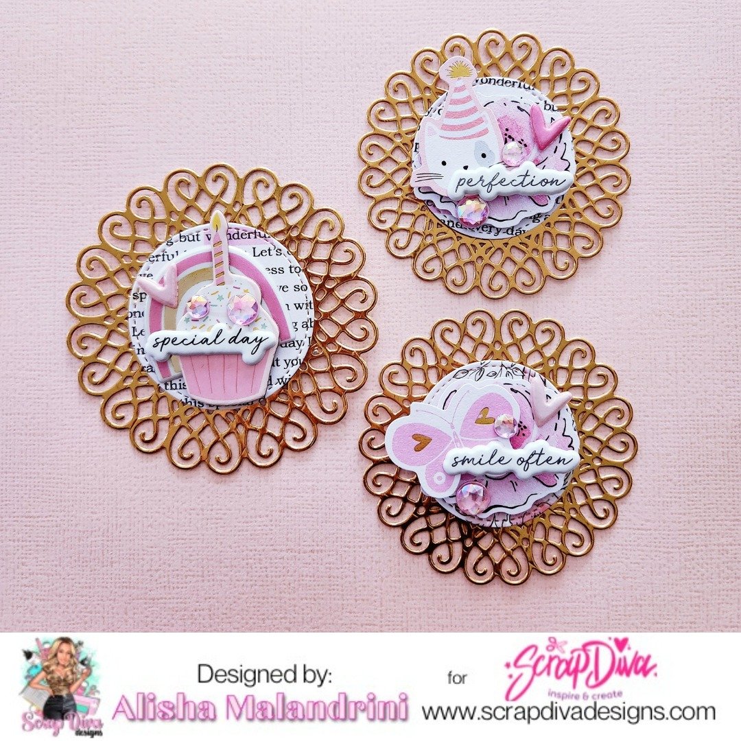 Scrapdiva Shabby Chic Doily preorder