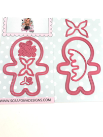 Scrapdiva Gingerbread Shaker
