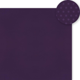 Simple Stories Color Vibe Double-Sided Cardstock 12"X12" Eggplant  