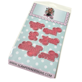 Scrapdiva Valentine Words #4  