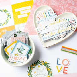 Pinkfresh Cardstock Die-Cuts Ephemera Pack Spring Vibes  