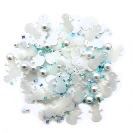 Buttons Galore Sparkletz Embellishment Pack 10g Chill Out