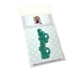 Scrapdiva Valentine Word Die  