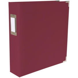 We R Paper Wrapped D-Ring Album 8.5"X11" Maroon  