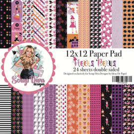 Scrap Diva Designs Exclusive: Hocus Pocus 12x12 Paper Pad preorder
