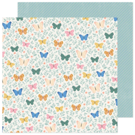 Maggie Holmes Parasol Double-Sided Cardstock 12"X12" Free to Fly  