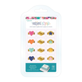 Shimelle Reasons To Smile Charm Staples 12 Pieces PREORDER