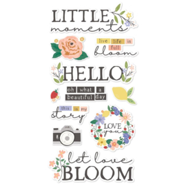 Simple Stories The Little Things Foam Stickers 25/Pkg 