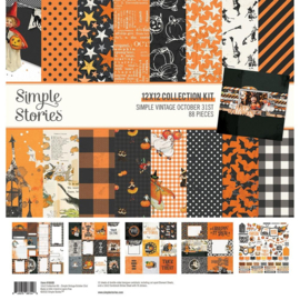 Simple Stories Collection Kit 12"X12" Simple Vintage October 31st