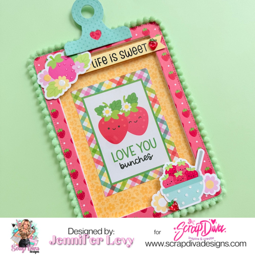 Scrapdiva  5x7 Clipboard
