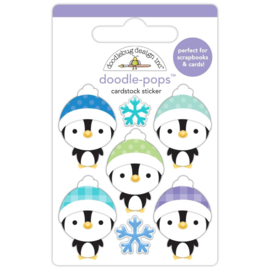 Doodlebug Doodle-Pops 3D Sticker Penguin Pals  