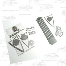 Scrapdiva  3D Heart Umbrella