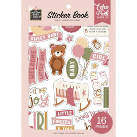Echo Park Sticker Book Special Delivery Baby Girl