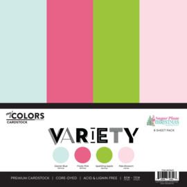 PhotoPlay Cardstock Variety Pack 8/Pkg Sugar Plum  