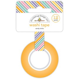 Doodlebug Washi Tape 15mmX12yd Sweet & Spooky - Candy Sticks  