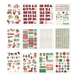 Simple Stories Sticker Book 12/Sheets Simple Vintage Holly Jolly" preorder