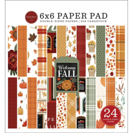 Carta Bella Double-Sided Paper Pad 6"X6" 24/Pkg Welcome Fall