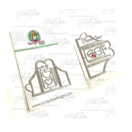 Scrapdiva Heart Card / Tag  