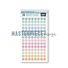 Masterpiece Design Stickersheet 6x10" - reinforcers pastel  