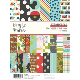 Simple Stories Double-Sided Paper Pad 6"X8" 24/Pkg Say Cheese At The Park  