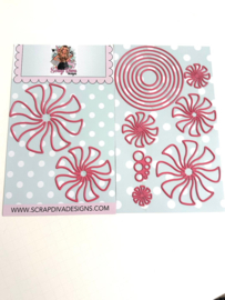 Scrapdiva Peppermint Candy