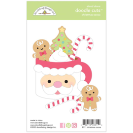 Doodlebug Doodle Cuts Dies Gingerbread Kisses - Christmas Cocoa   