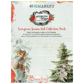 49 & Market Collection Pack 6"X8" Evergreen Season  