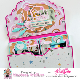 Scrapdiva 3.5x5 Folio w/ Pockets