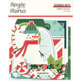 Simple Stories Santa's Village Bits & Pieces Journal  