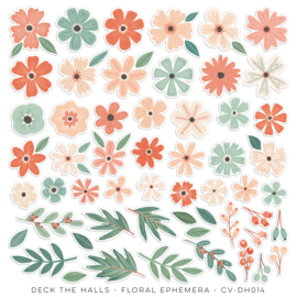 Cocoa Vanilla DECK THE HALLS –  FLORAL EPHEMERA  